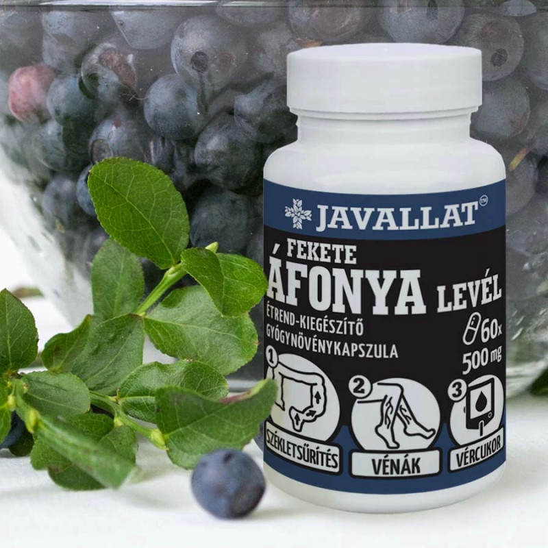 Javallat Capsule cu Frunze de Afin (60 buc)