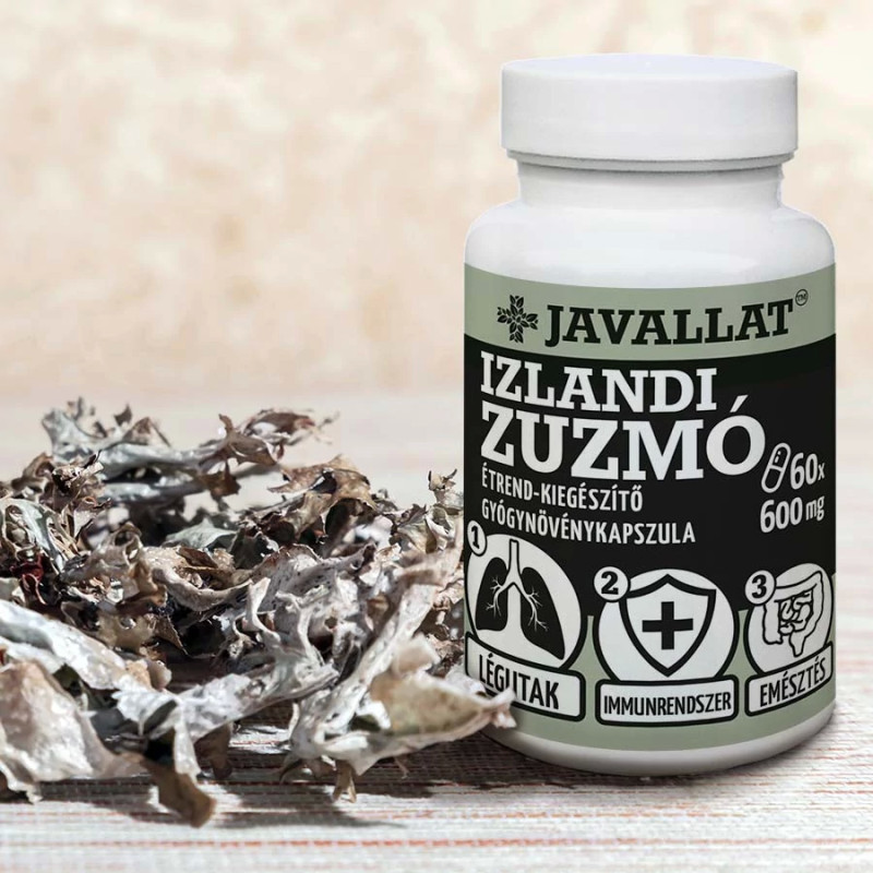 Javallat Izlandi Zuzmó Kapszula (60 db)