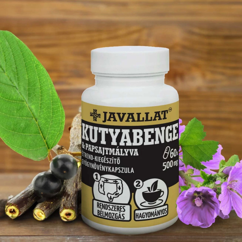 Javallat Kutyabengekéreg és Papsajtmályva Kapszula (60 db)