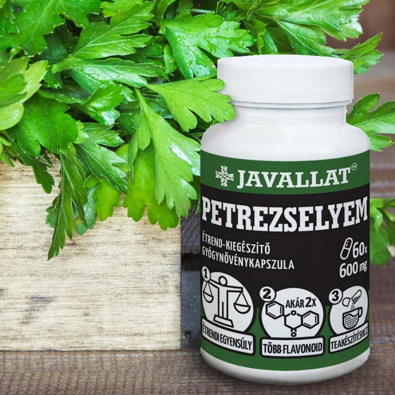 Javallat Capsule cu Frunze de Pătrunjel (60 buc)