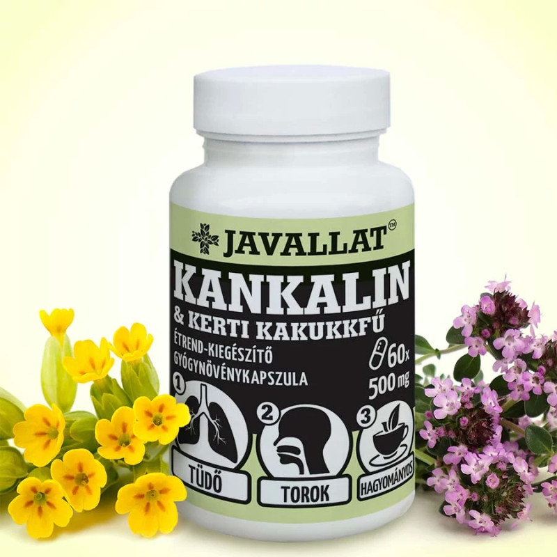 Javallat Kankalin & Kerti Kakukkfű Kapszula (60 db)