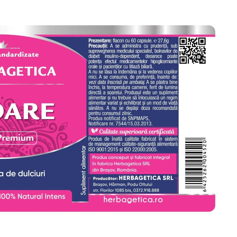 Herbagetica Cikória kivonat – 60 kapszula