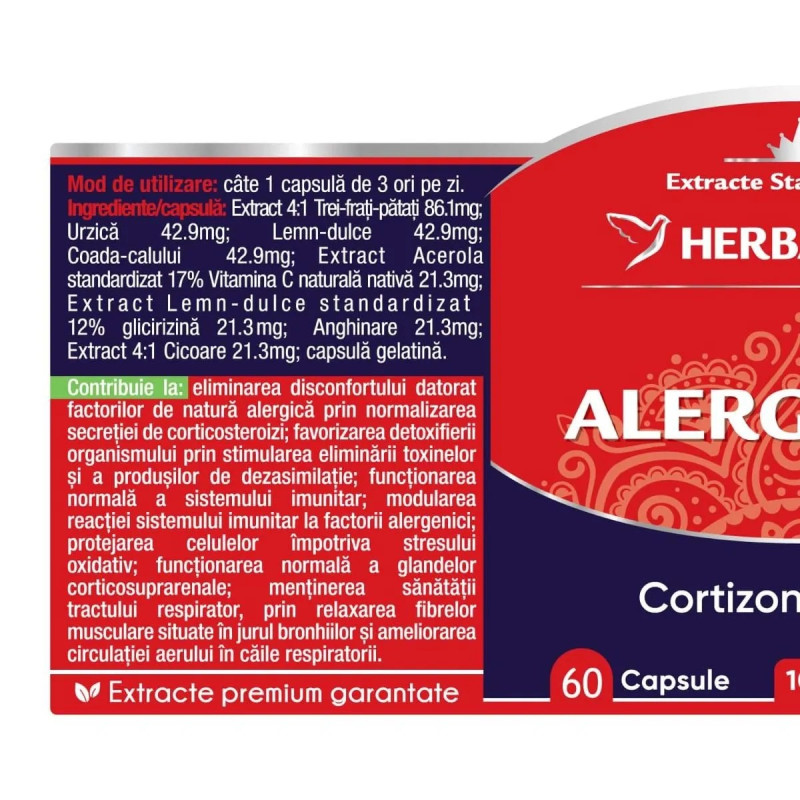 Herbagetica Alergonat 60 kapszula
