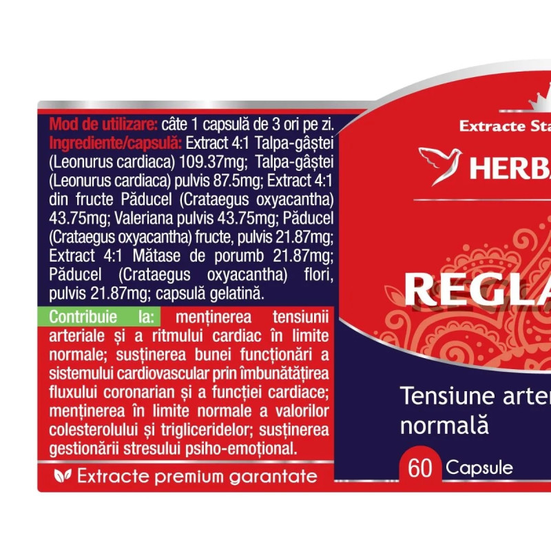 Herbagetica Reglatens 60 kapszula