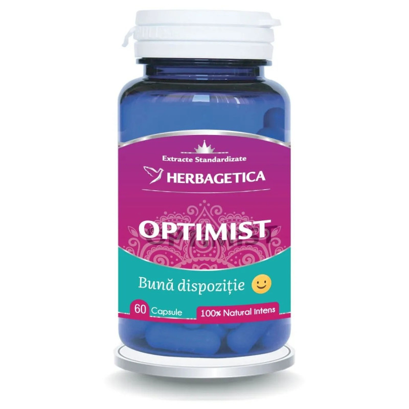 Herbagetica Optimist+ 60 capsule