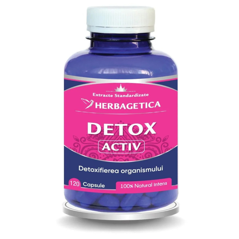 Herbagetica Detox Activ - 120 kapszula