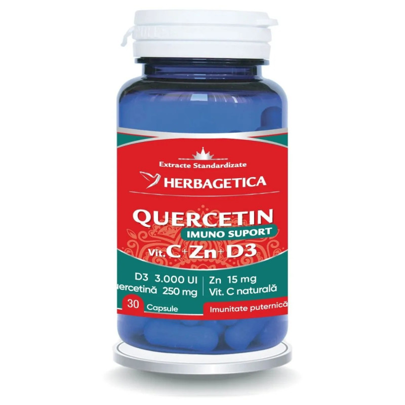 Herbagetica Quercetin Imuno Suport - 60 kapszula