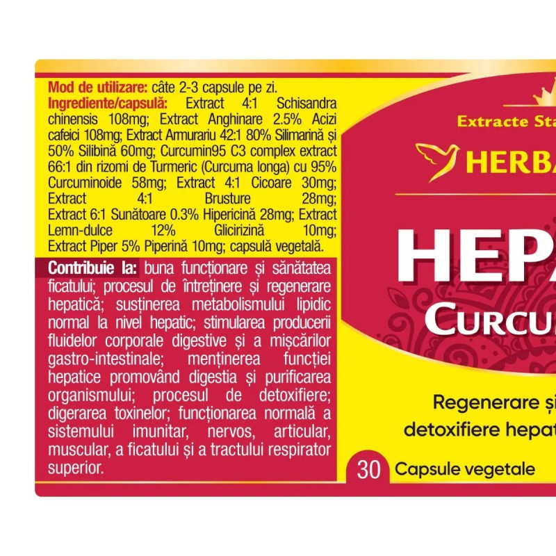Herbagetica Hepato Curcumin95 - 60 kapszula