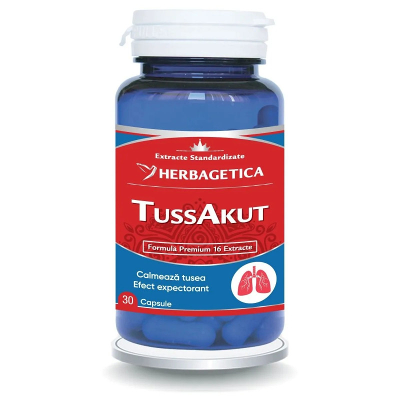 Herbagetica TussAkut – 60 capsule