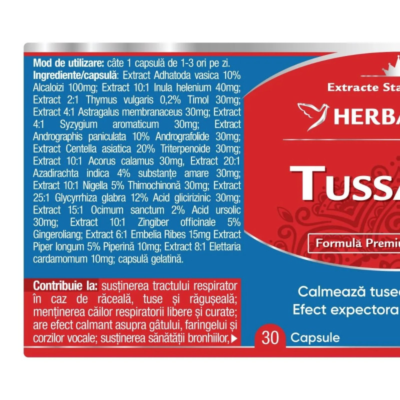 Herbagetica TussAkut – 120 kapszula