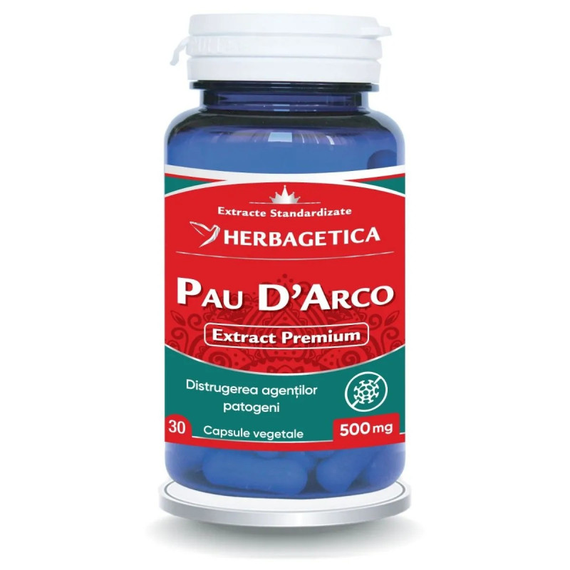 Herbagetica Pau D'Arco – 60 kapszula
