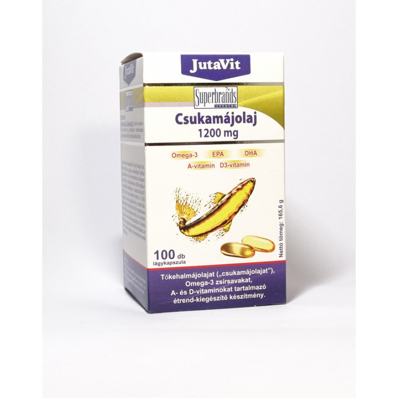 JUTAVIT ULEI DE FICAT DE COD 1200MG 100B