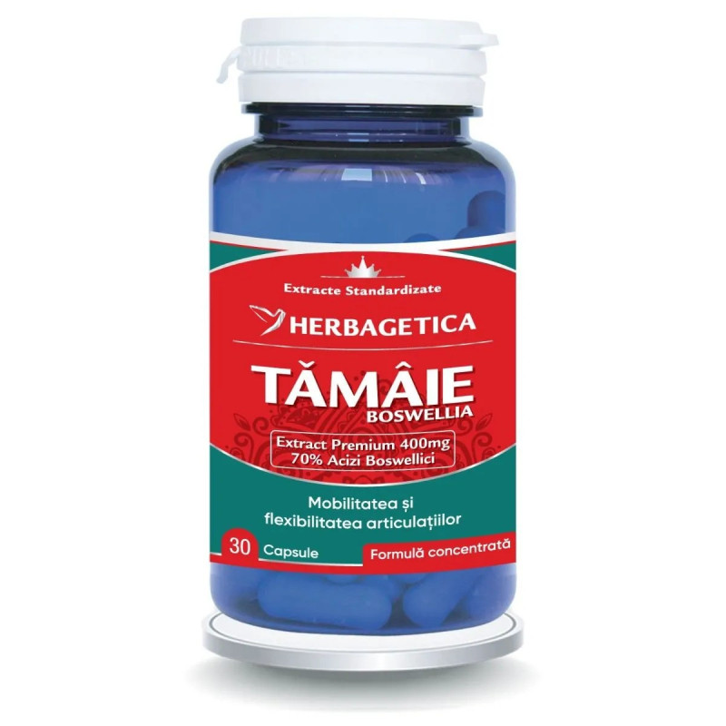 Herbagetica Tömjén – Boswellia Serrata, 30 kapszula