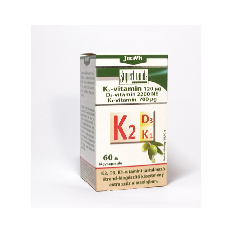 JUTAVIT VITAMINA K2+D3+K1 60TB