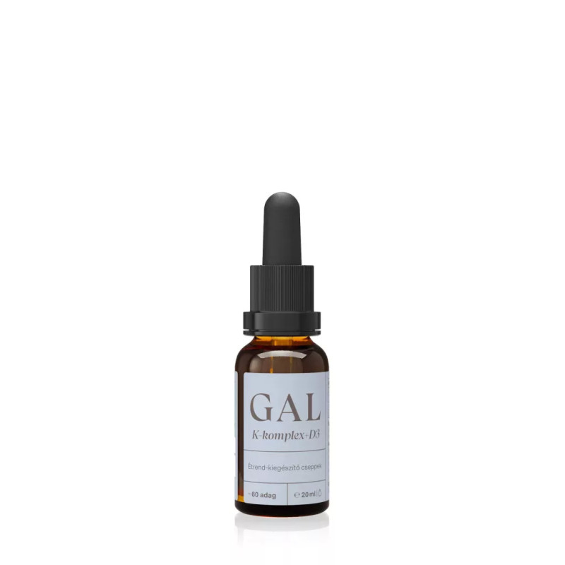 GAL K-komplex + D3 500 mcg K-komplex + 4000 NE D3 x 60 adag, 20 ml