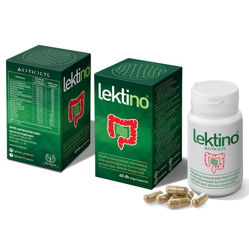 LEKTINO ÉTREND-KIEGÉSZÍTŐ KAPSZULA - 60 DB