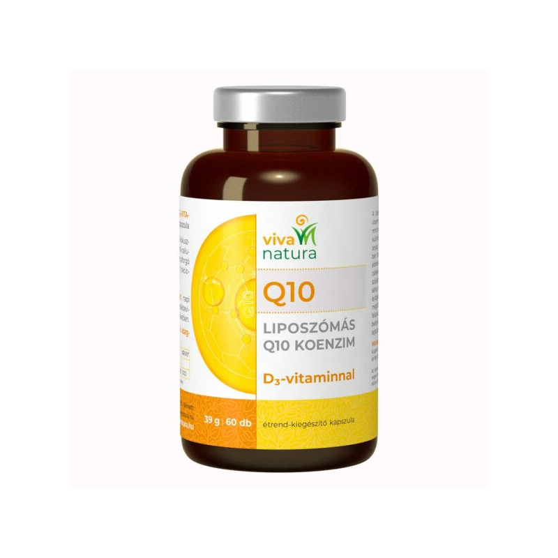 VNature Liposzómás Q10 Forte kapszula D3 vitaminnal (60 db)