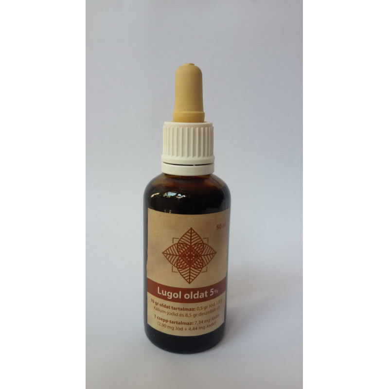 Soluție Lugol 5 % Cu Pipetă -50ml