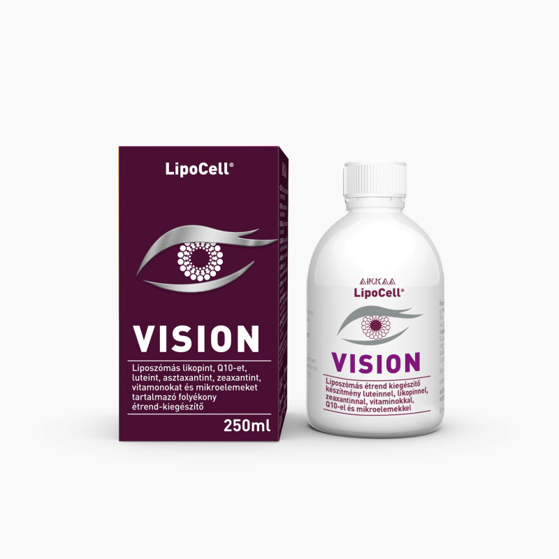LipoCell Vision - supliment lipozomal pentru susținerea vederii 250ml