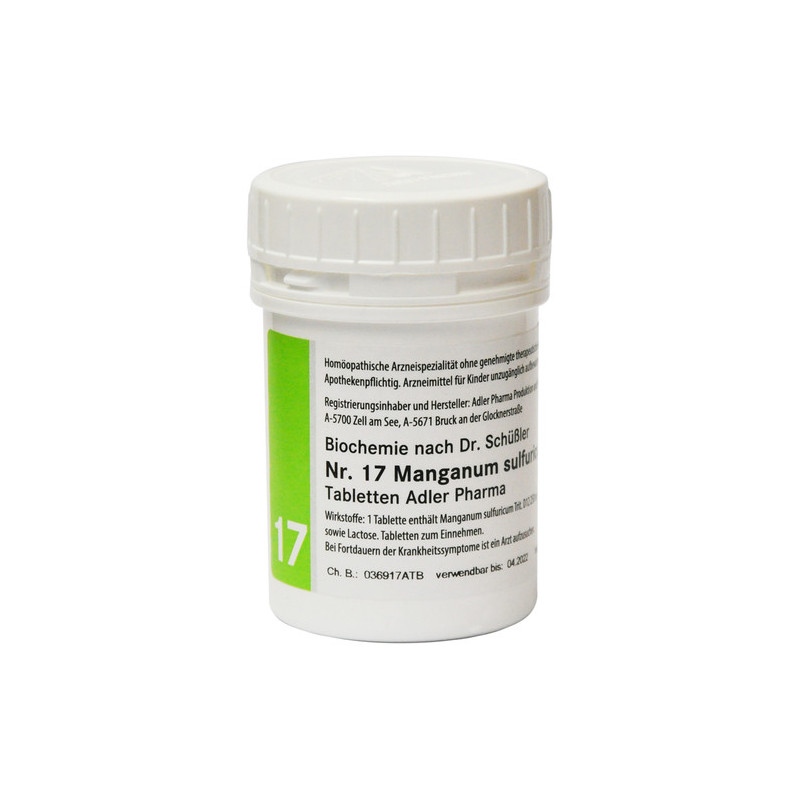 400CPR - NR.17 Manganum sulfuricum D12