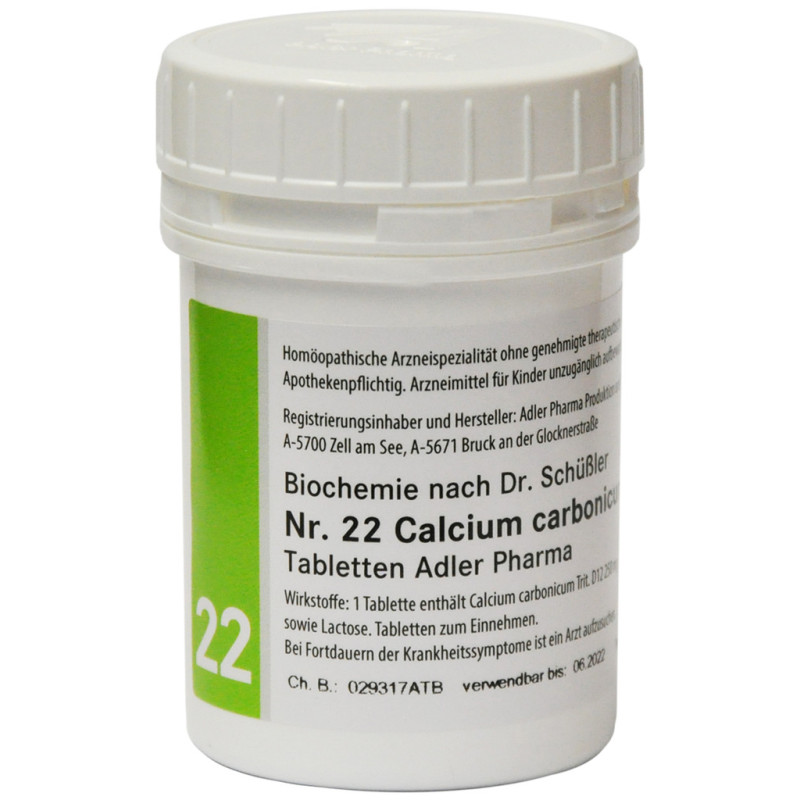400 TAB - Nr. 22 – Calcium Carbonicum – fejlődésben lévő gyermekek szere