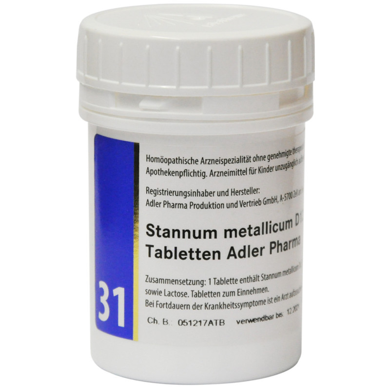 400 CPR - NR 31 Stannum Metallicum D12